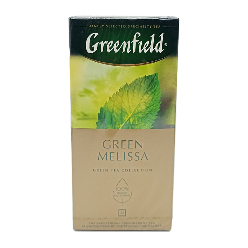 Чай Гринфилд с мелиссой. Гринфилд зеленый. Чай Гринфилд зеленый с мятой. Чай с мелиссой купить